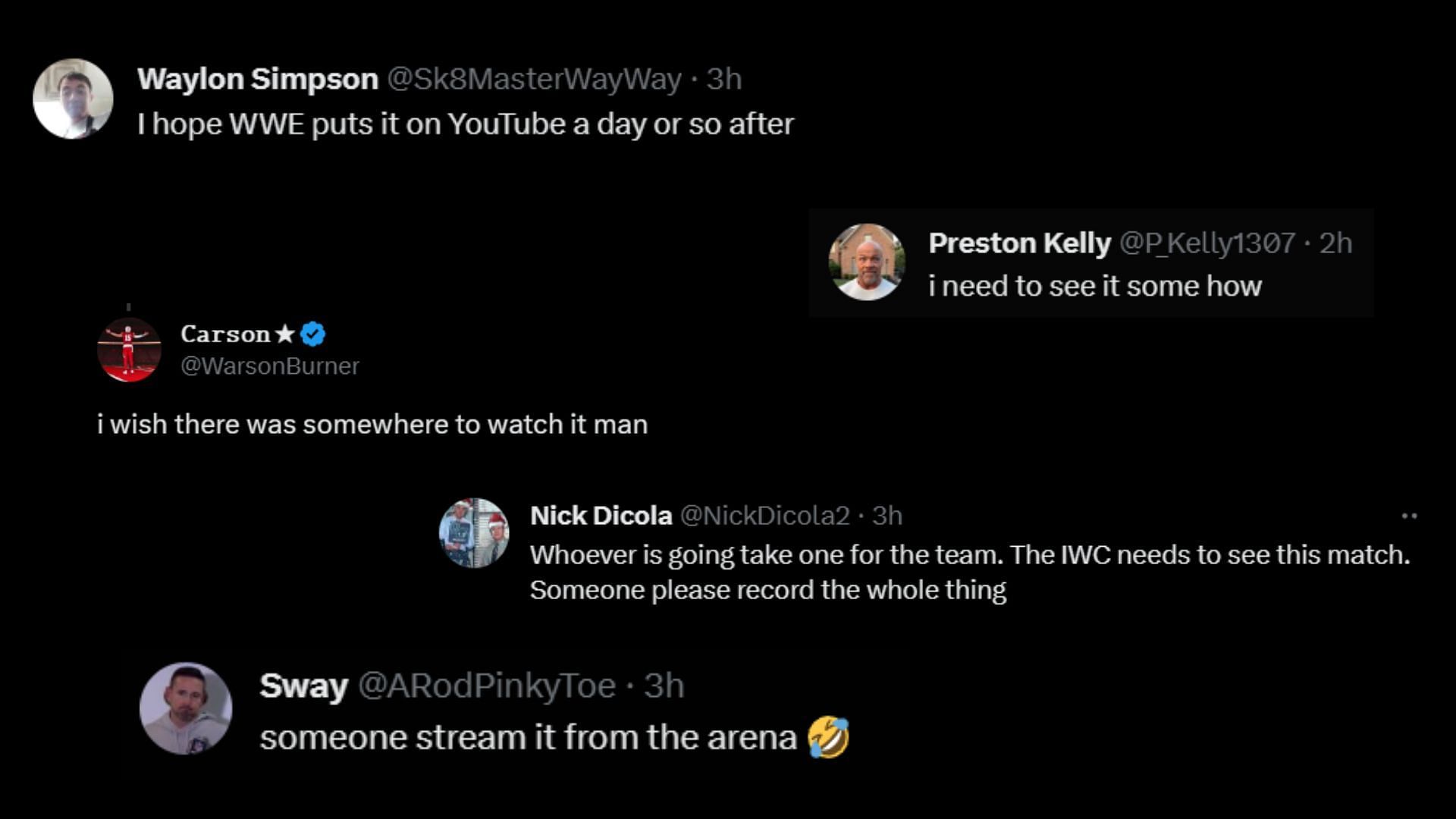Screenshot of some more fan reactions on Twitter